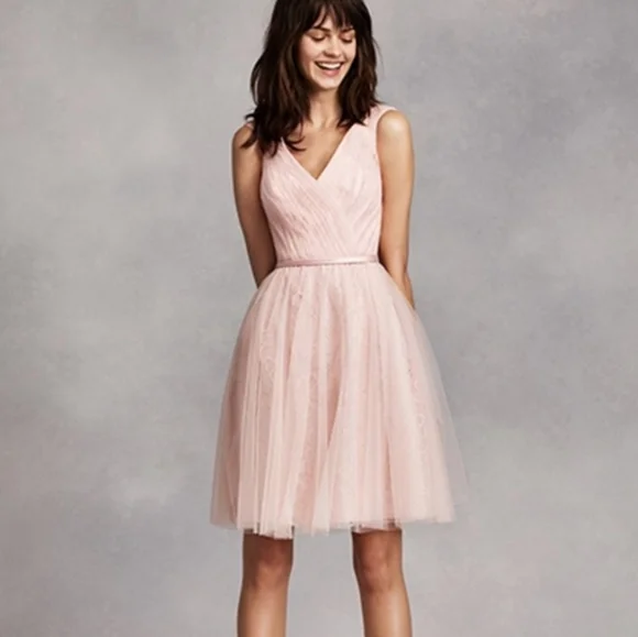 vera wang lace cocktail dress Color Crush: Lavender The Blue Hydrangeas A Petite Fashion and Lifestyle Blog